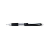 Sharp Kerry Mechanical Pencil, 0.5 Mm, Hb (#2.5), Black Lead, Black Barrel