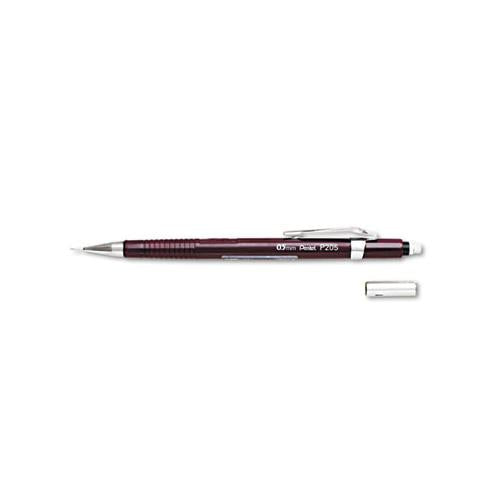 Sharp Mechanical Pencil, 0.5 Mm, Hb (#2.5), Black Lead, Burgundy Barrel