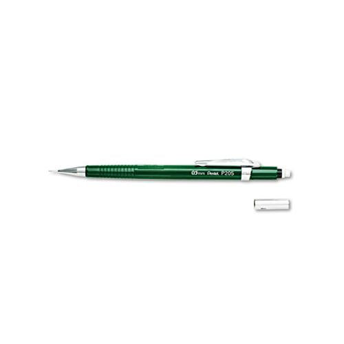 Sharp Mechanical Pencil, 0.5 Mm, Hb (#2.5), Black Lead, Green Barrel