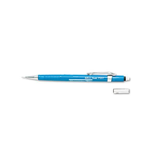 Sharp Mechanical Pencil, 0.7 Mm, Hb (#2.5), Black Lead, Blue Barrel