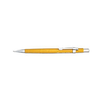 Sharp Mechanical Pencil, 0.9 Mm, Hb (#2.5), Black Lead, Yellow Barrel