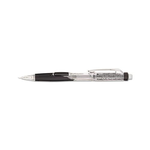 Twist-erase Click Mechanical Pencil, 0.5 Mm, Hb (#2.5), Black Lead, Black Barrel
