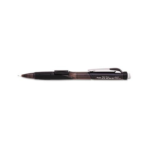 Twist-erase Click Mechanical Pencil, 0.7 Mm, Hb (#2.5), Black Lead, Black Barrel