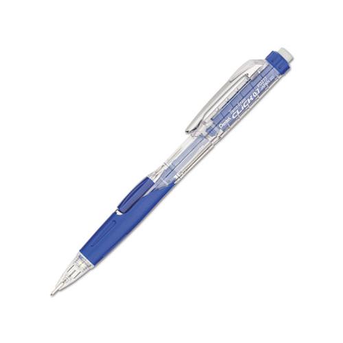 Twist-erase Click Mechanical Pencil, 0.7 Mm, Hb (#2.5), Black Lead, Blue Barrel