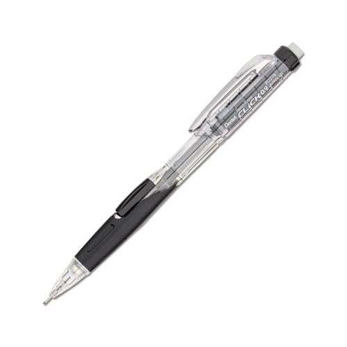 Twist-erase Click Mechanical Pencil, 0.9 Mm, Hb (#2.5), Black Lead, Black Barrel