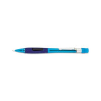 Quicker Clicker Mechanical Pencil, 0.5 Mm, Hb (#2.5), Black Lead, Transparent Blue Barrel