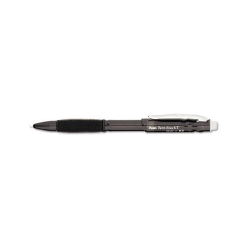 Twist-erase Gt Pencils, 0.5 Mm, Hb (#2.5), Black Lead, Black Barrel