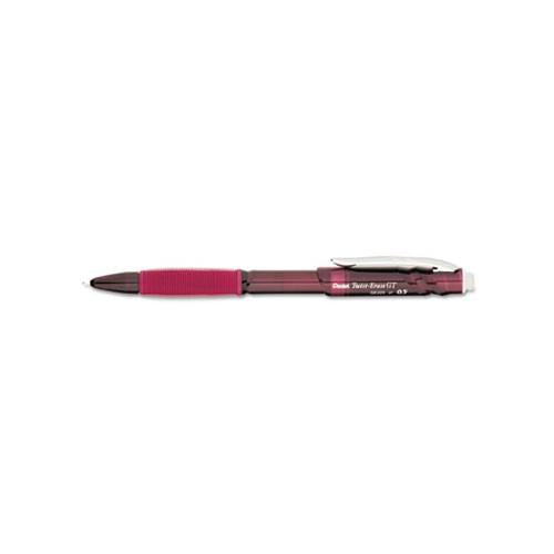 Twist-erase Gt Pencils, 0.5 Mm, Hb (#2.5), Black Lead, Red Barrel