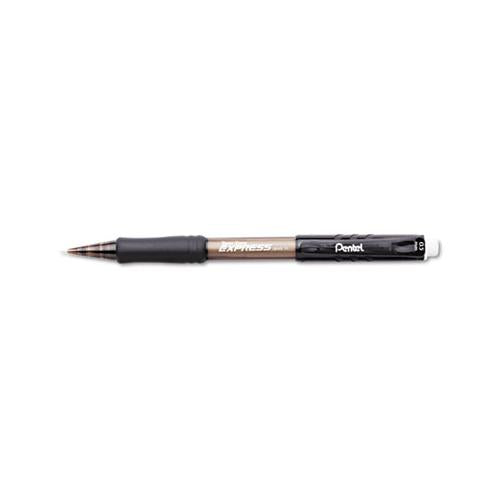 Twist-erase Express Mechanical Pencil, 0.5 Mm, Hb (#2.5), Black Lead, Black Barrel, Dozen