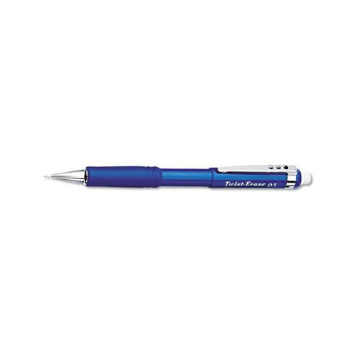 Twist-erase Iii Mechanical Pencil, 0.5 Mm, Hb (#2.5), Black Lead, Blue Barrel