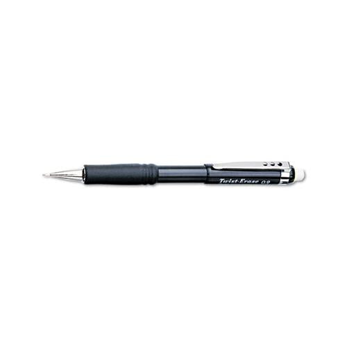 Twist-erase Iii Mechanical Pencil, 0.9 Mm, Hb (#2.5), Black Lead, Black Barrel
