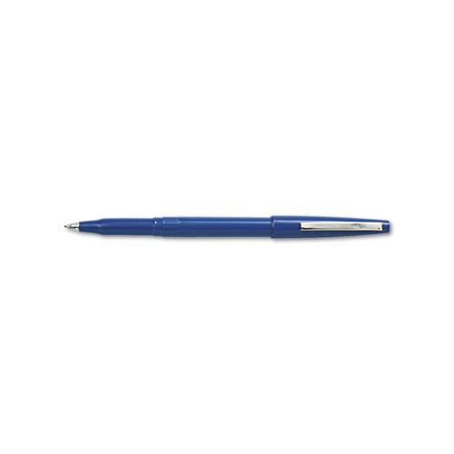 Rolling Writer Stick Roller Ball Pen, Medium 0.8mm, Blue Ink-barrel, Dozen