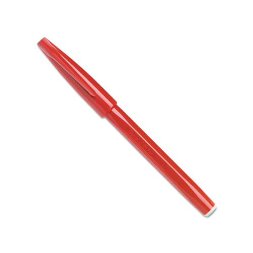 Sign Pen Color Marker, Extra-fine Bullet Tip, Red, Dozen