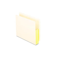 Manila Drop Front Shelf File Pockets, 5.25" Expansion, 10 Sections, Letter Size, Manila, 10-box