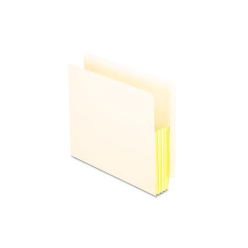 Manila Drop Front Shelf File Pockets, 5.25" Expansion, 10 Sections, Letter Size, Manila, 10-box
