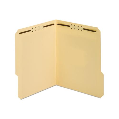 Top Tab 2-fastener Folder, 1-3-cut Tabs, Letter Size, Manila, 50-box