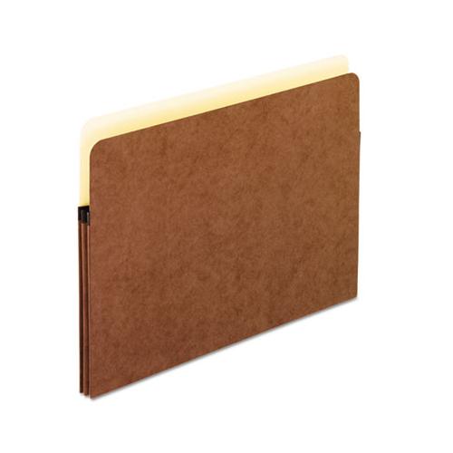 Standard Expanding File Pockets, 1.75" Expansion, Letter Size, Red Fiber, 25-box