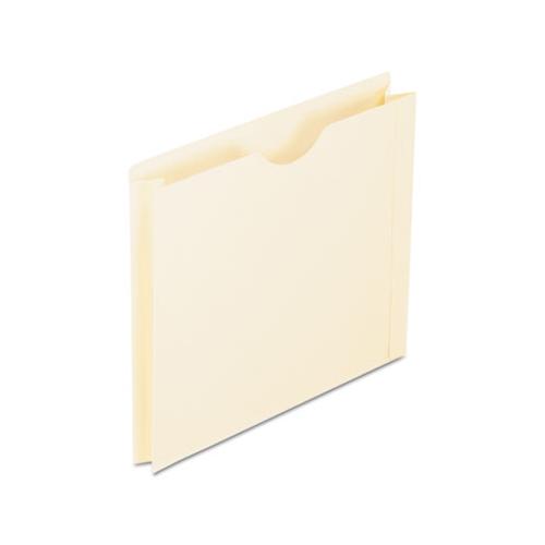 Manila Reinforced File Jackets, 2-ply Straight Tab, Letter Size, Manila, 50-box