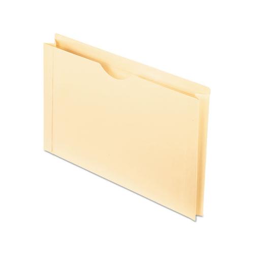 Manila Reinforced File Jackets, 2-ply Straight Tab, Legal Size, Manila, 50-box