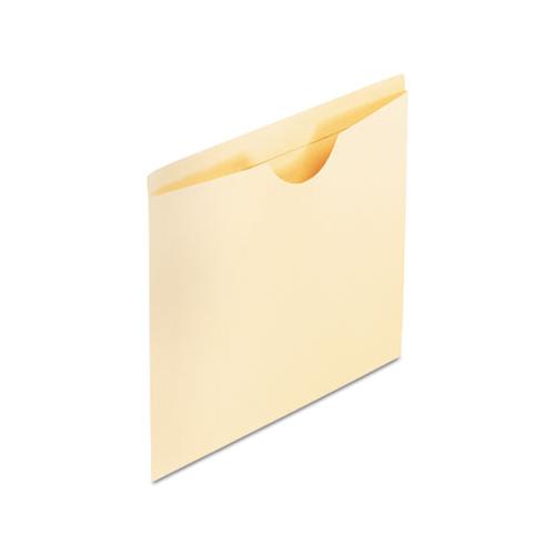 Manila Reinforced File Jackets, 2-ply Straight Tab, Legal Size, Manila, 100-box