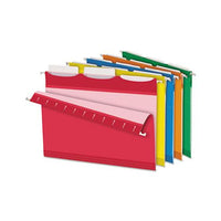 Ready-tab Colored Reinforced Hanging Folders, Letter Size, 1-3-cut Tab, Assorted, 25-box