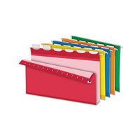 Ready-tab Extra Capacity Reinforced Colored Hanging Folders, Legal Size, 1-6-cut Tab, Assorted, 20-box