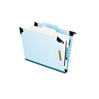 Hanging Classification Folders With Dividers, Letter Size, 1 Divider, 2-5-cut Tab, Blue