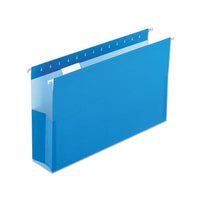 Surehook Reinforced Extra-capacity Hanging Box File, Legal Size, 1-5-cut Tab, Blue, 25-box