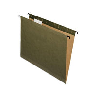 Surehook Hanging Folders, Letter Size, 1-5-cut Tab, Standard Green, 20-box