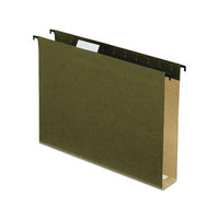Surehook Hanging Folders, Letter Size, 1-5-cut Tab, Standard Green, 20-box