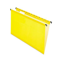 Surehook Hanging Folders, Legal Size, 1-5-cut Tab, Yellow, 20-box