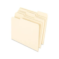 Earthwise By 100% Recycled Manila File Folders, 1-3-cut Tabs, Letter Size, 100-box