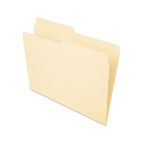 Manila File Folders, 1-2-cut Tabs, Letter Size, 100-box