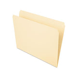 Manila File Folders, Straight Tab, Letter Size, 100-box