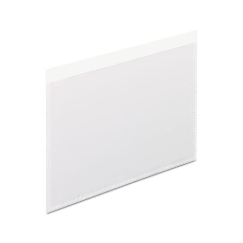 Self-adhesive Pockets, 4 X 6, Clear Front-white Backing, 100-box