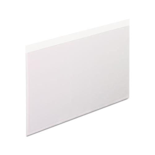 Self-adhesive Pockets, 5 X 8, Clear Front-white Backing, 100-box