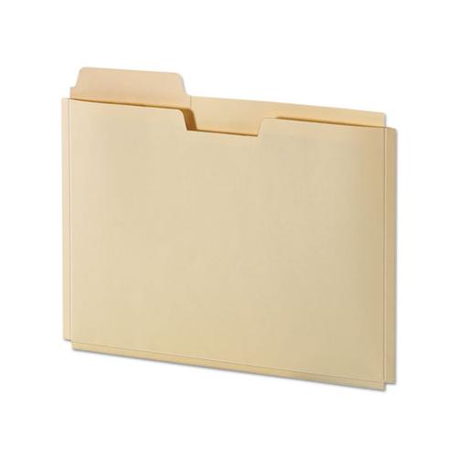 File Folder Pocket, 0.75" Expansion, Letter Size, Manila, 10-pack
