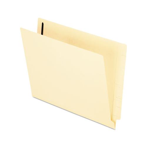 Manila End Tab Expansion Folders With One Fastener, 11-pt., 2-ply Straight Tabs, Letter Size, 50-box