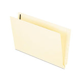 Manila End Tab Expansion Folders With Two Fasteners, 11-pt., 2-ply Straight Tabs, Legal Size, 50-box
