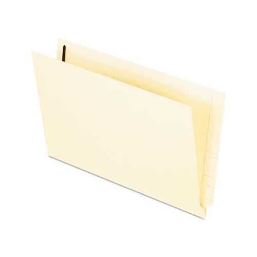 Manila End Tab Expansion Folders With Two Fasteners, 11-pt., 2-ply Straight Tabs, Legal Size, 50-box