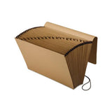 Kraft Indexed Expanding File, 21 Sections, 1-21-cut Tab, Legal Size, Brown
