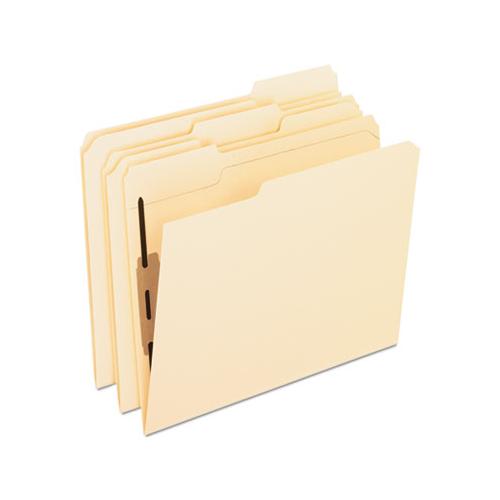 Manila Folders With Two Bonded Fasteners, 1-3-cut Tabs, Letter Size, 50-box