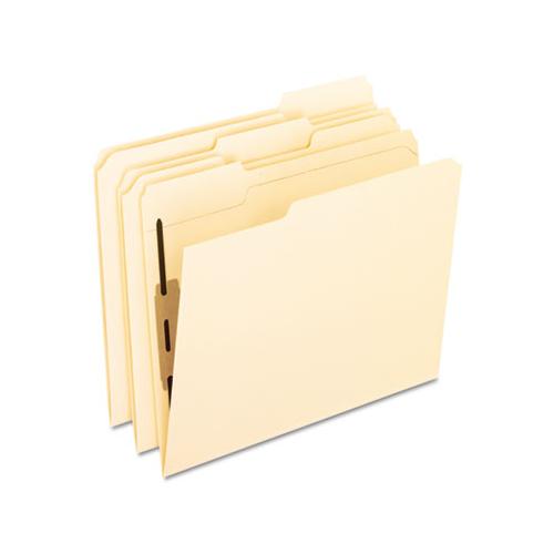Manila Folders With One Bonded Fastener, 1-3-cut Tabs, Letter Size, 50-box