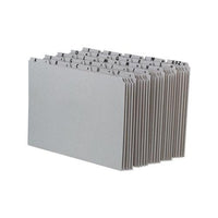 Top Tab A-z File Guides, 1-5-cut Top Tab, A To Z, 8.5 X 11, Gray, 25-set