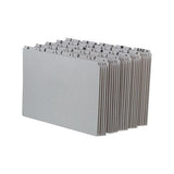 Top Tab A-z File Guides, 1-5-cut Top Tab, A To Z, 8.5 X 11, Gray, 25-set