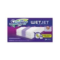 Wetjet System Refill Cloths, 11.3" X 5.4", White, 24-box