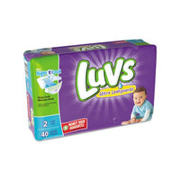 Diapers, Size 2: 12 Lbs To 18 Lbs, 40-pack, 2 Pack-carton