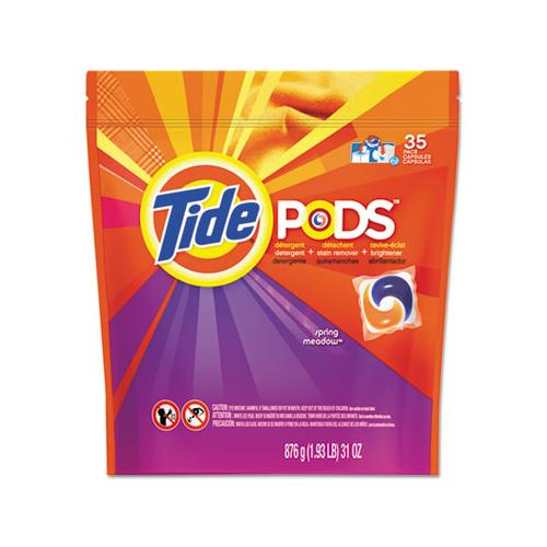 Pods, Laundry Detergent, Spring Meadow, 35-pack, 4 Packs-carton