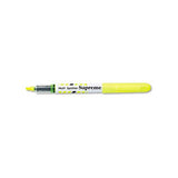 Spotliter Supreme Highlighter, Chisel Tip, Fluorescent Yellow, Dozen