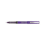 Precise V5 Stick Roller Ball Pen, 0.5mm, Purple Ink-barrel, Dozen